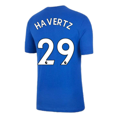 2021-2022 Chelsea Swoosh Club Tee (Blue) (HAVERTZ 29)