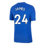 2021-2022 Chelsea Swoosh Club Tee (Blue) (JAMES 24)