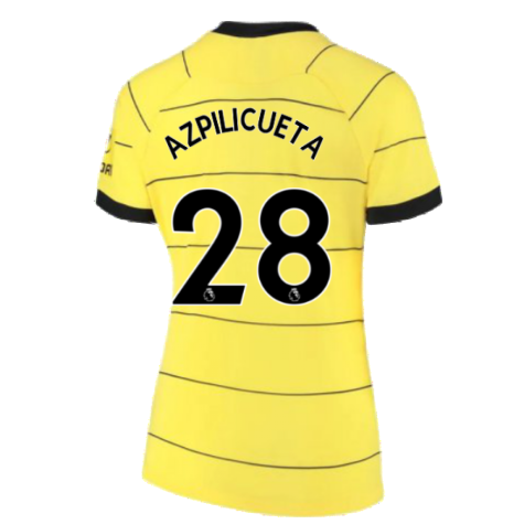 2021-2022 Chelsea Womens Away Shirt (AZPILICUETA 28)