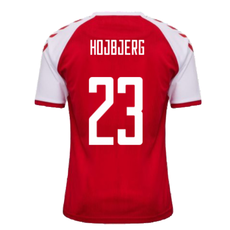2021-2022 Denmark Home Shirt (HOJBJERG 23)