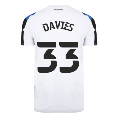 2021-2022 Derby County Home Shirt (DAVIES 33)