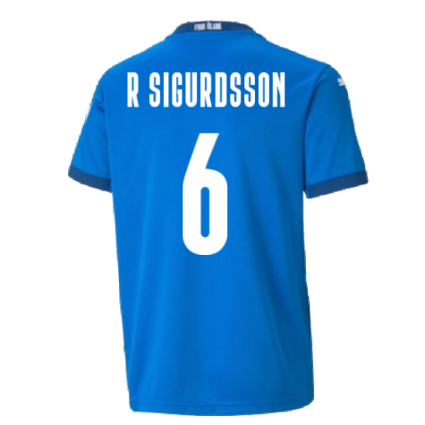 2021-2022 Iceland Home Shirt (R Sigurdsson 6)