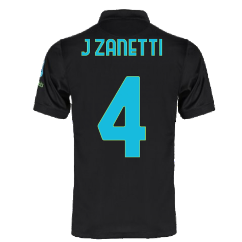 2021-2022 Inter Milan 3rd Shirt (Kids) (J ZANETTI 4)