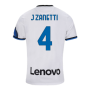 2021-2022 Inter Milan Away Shirt (Kids) (J ZANETTI 4)