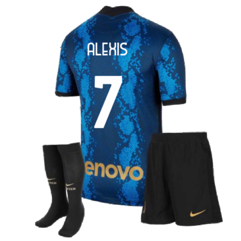 2021-2022 Inter Milan Little Boys Home Kit (ALEXIS 7)