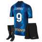 2021-2022 Inter Milan Little Boys Home Kit (LUKAKU 9)