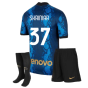 2021-2022 Inter Milan Little Boys Home Kit (SKRINIAR 37)