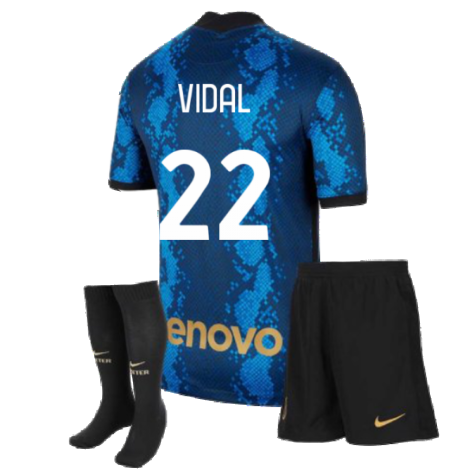 2021-2022 Inter Milan Little Boys Home Kit (VIDAL 22)