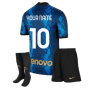 2021-2022 Inter Milan Little Boys Home Kit (Your Name)