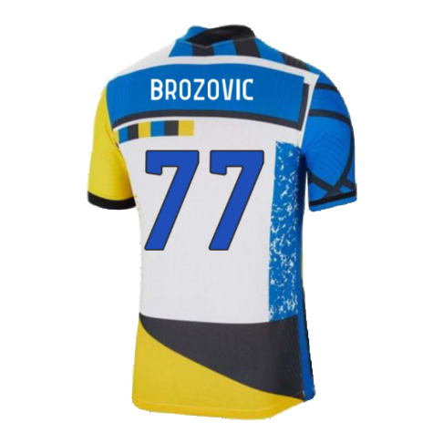 2021-2022 Inter Milan Vapor 4th Shirt (BROZOVIC 77)