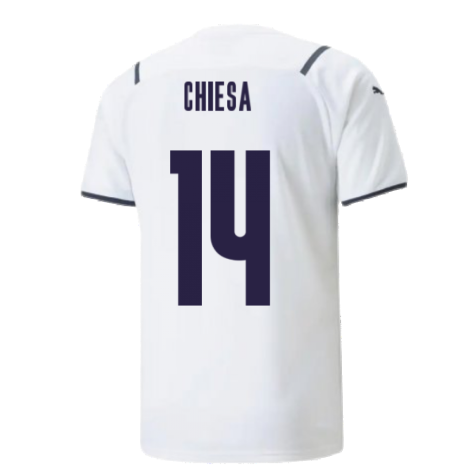 2021-2022 Italy Away Shirt (CHIESA 14)