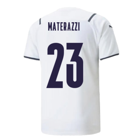 2021-2022 Italy Away Shirt (Kids) (MATERAZZI 23)