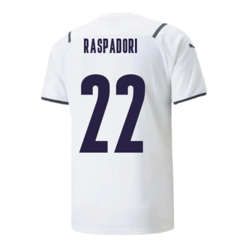 2021-2022 Italy Away Shirt (Kids) (RASPADORI 22)