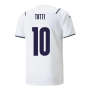 2021-2022 Italy Away Shirt (Kids) (TOTTI 10)