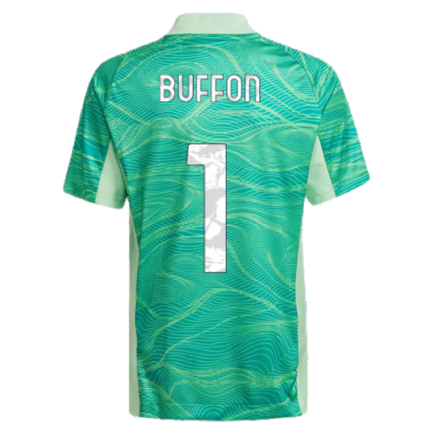 2021-2022 Juventus Home Goalkeeper Shirt (Lime) (BUFFON 1)