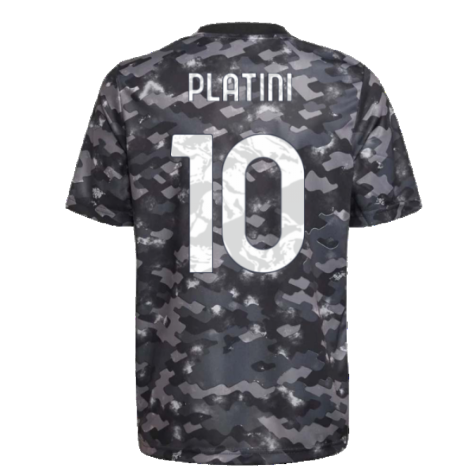 2021-2022 Juventus Pre-Match Training Shirt (Grey) (PLATINI 10)