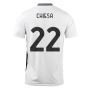 2021-2022 Juventus Training Shirt (White) (CHIESA 22)
