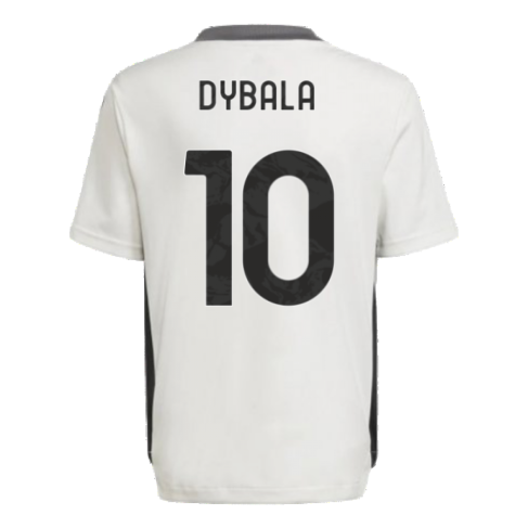 2021-2022 Juventus Training Shirt (White) - Kids (DYBALA 10)
