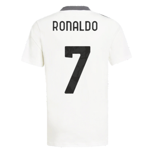 2021-2022 Juventus Training Shirt (White) - Ladies (RONALDO 7)