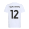 2021-2022 Juventus Training T-Shirt (White) (ALEX SANDRO 12)