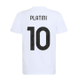 2021-2022 Juventus Training T-Shirt (White) (PLATINI 10)