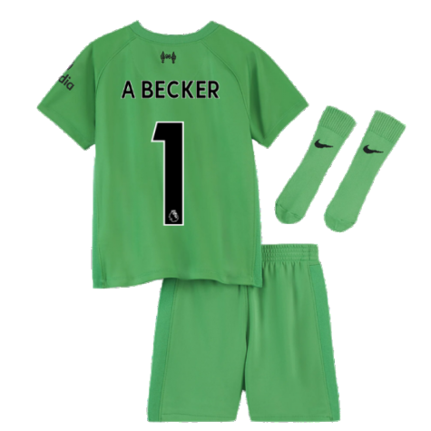 2021-2022 Liverpool Goalkeeper Baby Kit (Green) (A Becker 1)