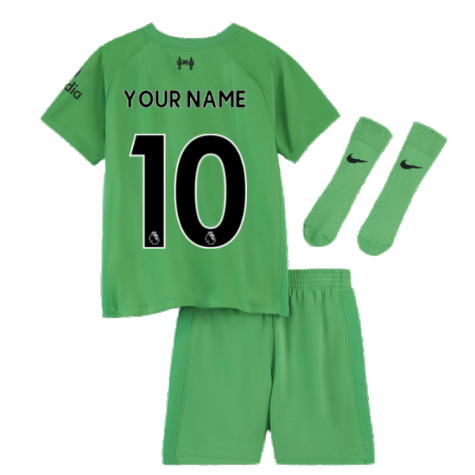 2021-2022 Liverpool Goalkeeper Baby Kit (Green) (Your Name)