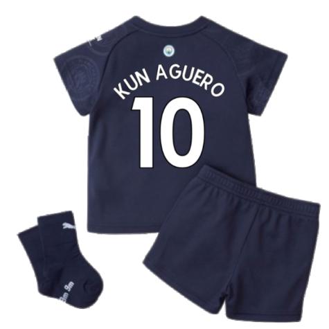 2021-2022 Man City 3rd Baby Kit (KUN AGUERO 10)