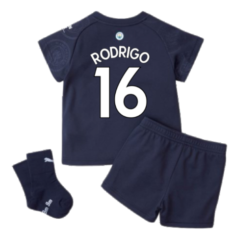 2021-2022 Man City 3rd Baby Kit (RODRIGO 16)