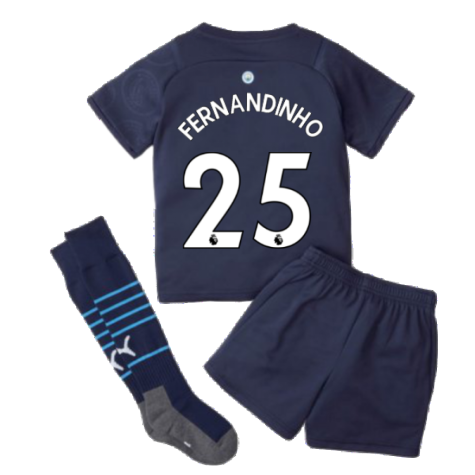 2021-2022 Man City 3rd Mini Kit (FERNANDINHO 25)
