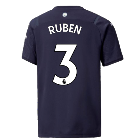 2021-2022 Man City 3rd Shirt (Kids) (RUBEN 3)