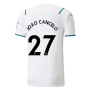 2021-2022 Man City Authentic Away Shirt (JOAO CANCELO 27)