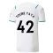 2021-2022 Man City Authentic Away Shirt (TOURE YAYA 42)