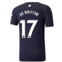 2021-2022 Man City Authentic Third Shirt (DE BRUYNE 17)