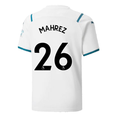 2021-2022 Man City Away Shirt (Kids) (MAHREZ 26)