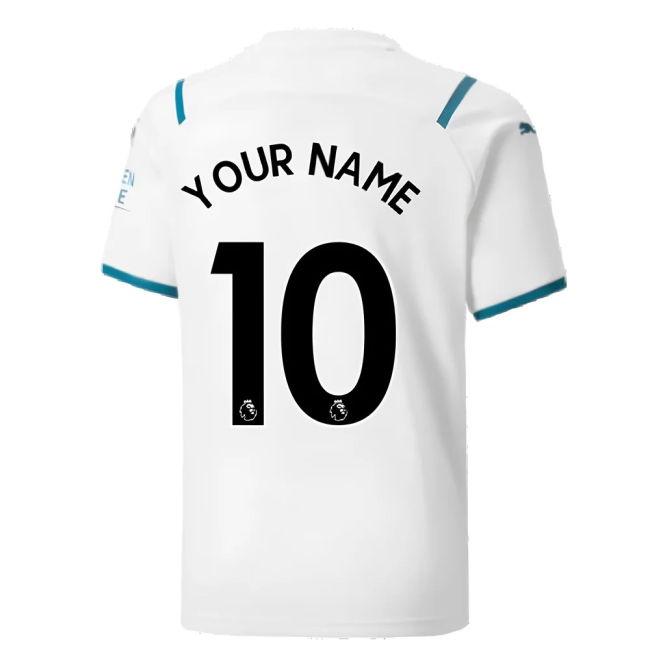 2021-2022 Man City Away Shirt (Kids) (Your Name)