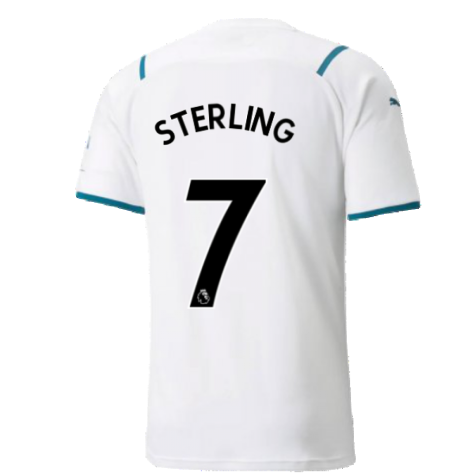 2021-2022 Man City Away Shirt (STERLING 7)