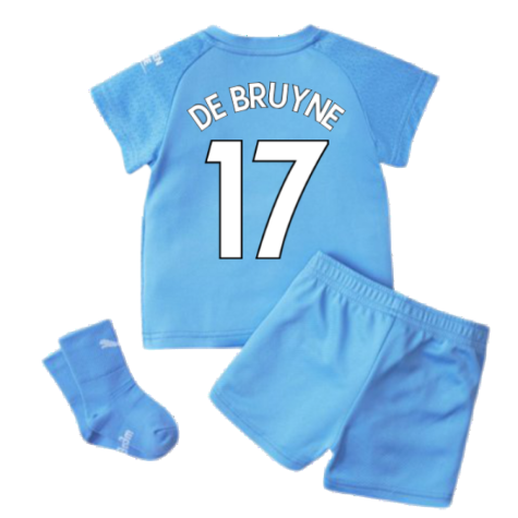 2021-2022 Man City Home Baby Kit (DE BRUYNE 17)