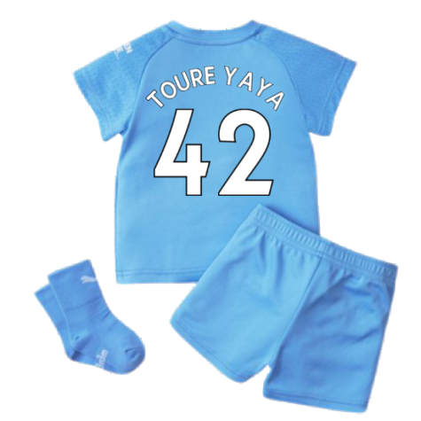 2021-2022 Man City Home Baby Kit (TOURE YAYA 42)