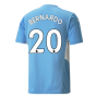 2021-2022 Man City Home Shirt (BERNARDO 20)