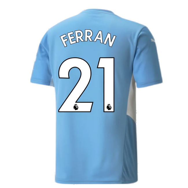 2021-2022 Man City Home Shirt (FERRAN 21)