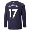 2021-2022 Man City Long Sleeve 3rd Shirt (Kids) (DE BRUYNE 17)