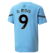 2021-2022 Man City Pre Match Jersey (Light Blue) (G JESUS 9)