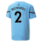 2021-2022 Man City Pre Match Jersey (Light Blue) (RICHARDS 2)