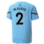 2021-2022 Man City Pre Match Jersey (Light Blue) (WALKER 2)