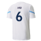 2021-2022 Man City Pre Match Jersey (White) (AKE 6)