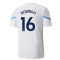 2021-2022 Man City Pre Match Jersey (White) (RODRIGO 16)