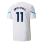 2021-2022 Man City Pre Match Jersey (White) (ZINCHENKO 11)