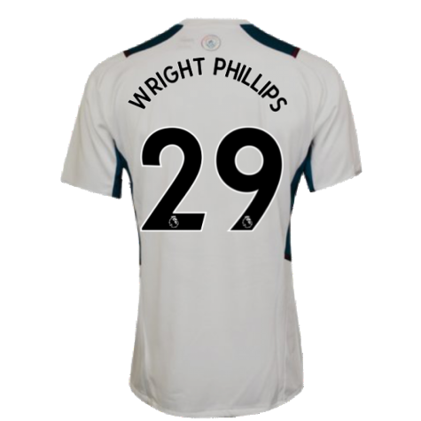 2021-2022 Man City PRO Training Jersey (White) (WRIGHT PHILLIPS 29)