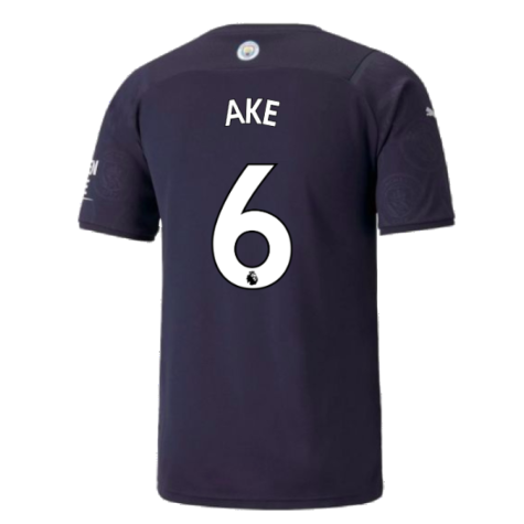 2021-2022 Man City Third Player Issue Shirt (AKE 6)